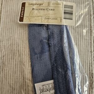 Longaberger Cornflower Blue Liner For business card basket